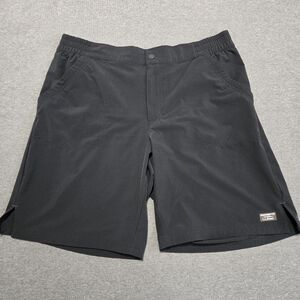 L.L.Bean Stretch UPF Shorts Womens 12 Black 9 In Inseam Hiking Quick Dry UPF 50+